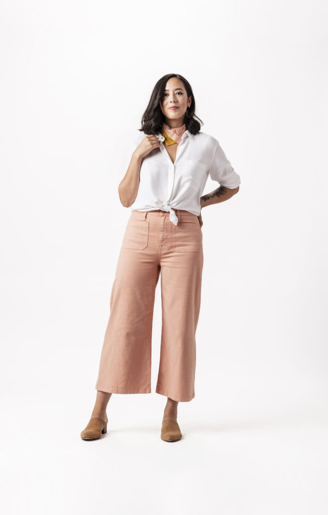 Pink culottes Styled by Trousseau Style