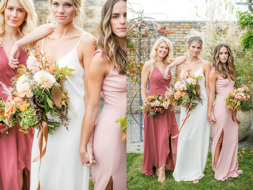 Rust Colored Bridesmaids Dresses at Terrain Devon Yards